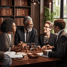 attorneys working together